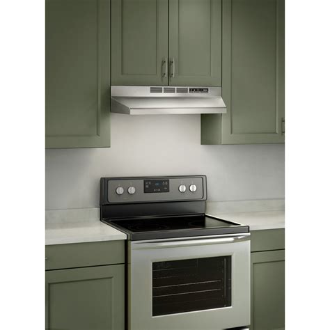 30 inch range hood under cabinet stainless steel|ducted stove hoods under cabinet.